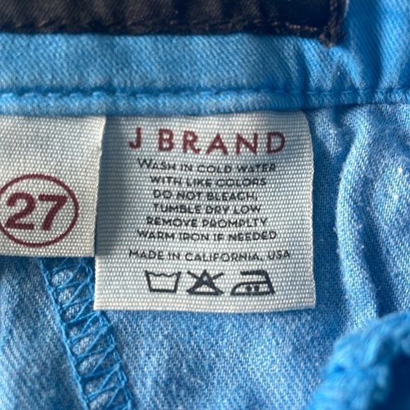 J BRAND For Nordstrom Blue Khaki Shorts - Picture 7 of 7